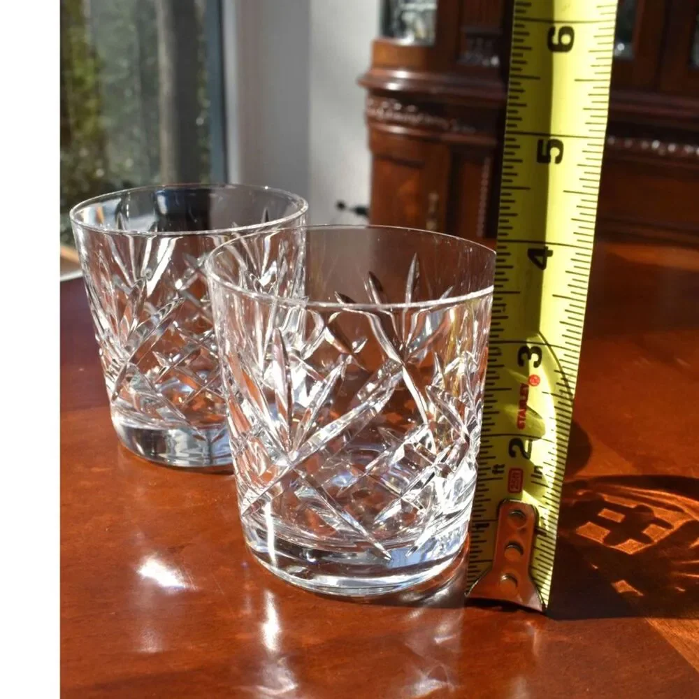Set of 2 Gorham Crystal King Edward 